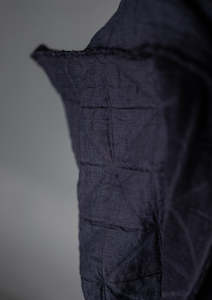 Maisy Slub Navy Jacquard Cotton