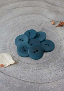 Dressmaking supply: Palm Corozo Buttons - River.