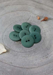 Dressmaking supply: Palm Corozo Buttons - Cactus.