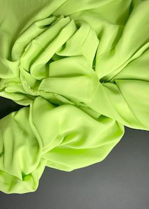 Viscose Moss Crepe - Island Lime