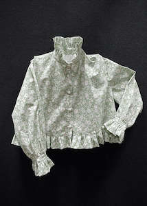 Dressmaking supply: Sewing Kit : Ashling Blouse, Fleur Cotton Broadcloth