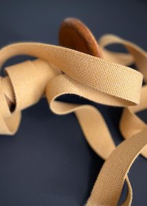 Dressmaking supply: Cotton Bag Webbing - 30mm Golden Yellow