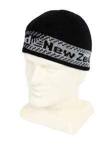 Merino Wool NZ Fern Beanie - Lothlorian Knitwear