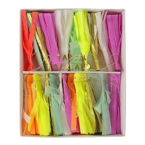 Products: Neon Tassel Mini Garland