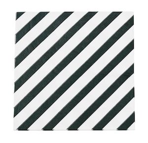 Products: Black Diagonal Stripe Paper Napkins