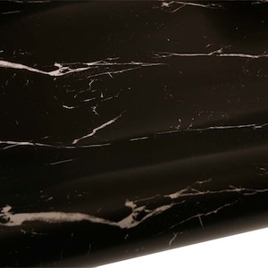 Table Runner / Gift Wrap Black Marble