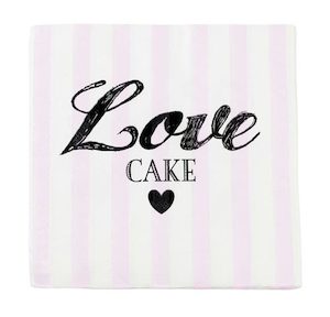 Love Cake Paper Napkins