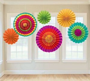 Fiesta Paper Fans