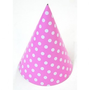 Products: Pink & White Polka Dots Party Hats