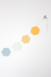 Hexagon Honeycomb Garland Poolside