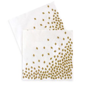 Geo Gold Paper Napkins