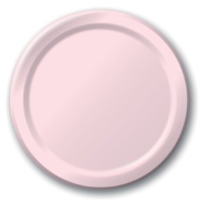 Classic Pink Paper Plates