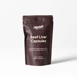 Food manufacturing: Beef Liver Capsules Refill Pouch