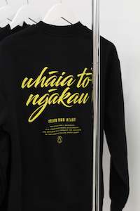 Clothing: Whāia tō Ngākau - in Black