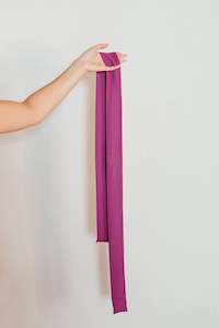 Clothing: Thick Sash Tie in Fuchsia