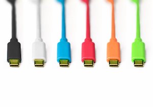 Chroma Cables Audio Optimized USB-C Straight Cable (Various Colours)