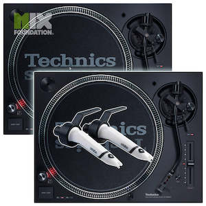 Technics SL-1210MK7 Direct Drive DJ Turntable (PAIR) with Ortofon Concorde Scrat…