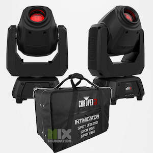 Sound reproducing equipment - household - wholesaling: Chauvet DJ INTIMIDATOR SPOT 260X LED Moving Head x 2 + Bag | Package Bundle