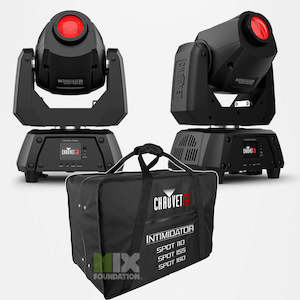 Chauvet DJ INTIMIDATOR SPOT 160 ILS LED Moving Head Spot x 2 + Bag | Package Bundle