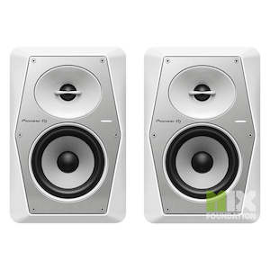 Sound reproducing equipment - household - wholesaling: Pioneer VM-50 5" Active Studio Monitor Speakers - White (Pair)