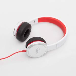 RZA STREET Headphones w/ 3-Touch Handsfree Unit - Rare White/Red Model