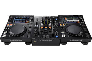 Pioneer XDJ-700 with DJM-450 Digital-Media DJ Package