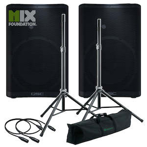 Sound reproducing equipment - household - wholesaling: QSC CP12 | 2KW Powered 12" Speakers & Stands Package System