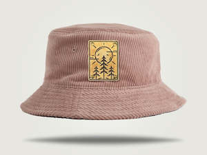 Cord Bucket Hat - Pink