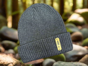 Beanies: Rib Knit Beanie - Tree