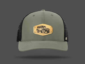 Trucker Caps: Blaze Trucker Cap - Loden / Black