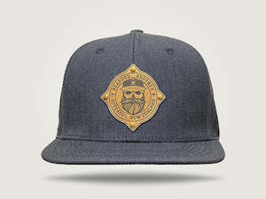 Snapback Cap Charcoal Grey - Bearded