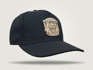 Wooden Caps: Deep Snapback - Black