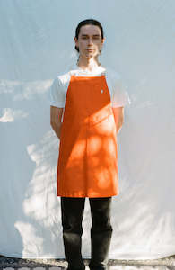 M.N Orange Cross-back Apron