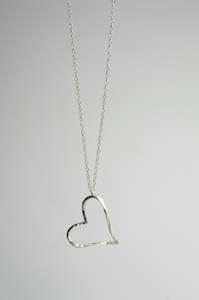 Michele Johnson Jewellry: Open Heart Pendant