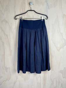 Juna Pleat Skirt - Ink