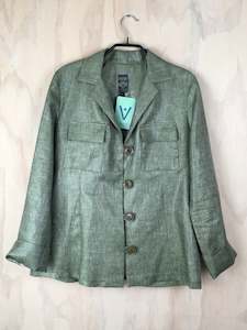 Vesta Linen Jacket - Aventurine