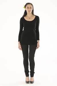 Basics - Vesta Midi Merino  Black