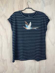 Pluto Alice T -Grey Stripe / Bird