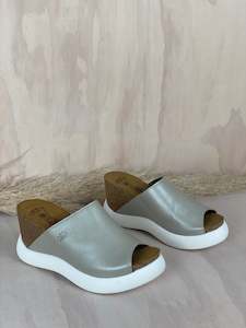 Fly London | Silver Gino Sandal / Last Pair Size 37