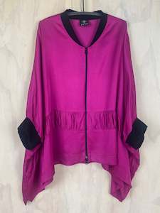 Juna Bella Bomber | Fuschia