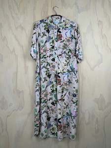 Sheryl May Budgie Shirt Dress