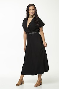 Vesta Greta Dress - Black