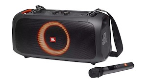 JBL PartyBox On-The-Go Portable Bluetooth Speaker with Wireless Mic JBLPARTYBOXGOBAS2