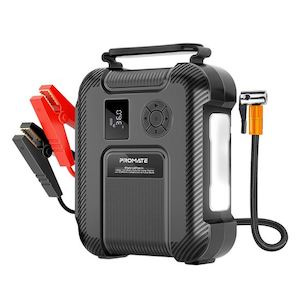 PROMATE 4-in-1 1200A/12V Heavy Duty Car Jump Starter & Air Compressor. 16000mAh