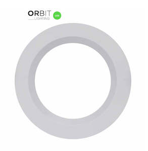 Orbit Lighting Downlight Fascia 165mm White OD165-RWHI