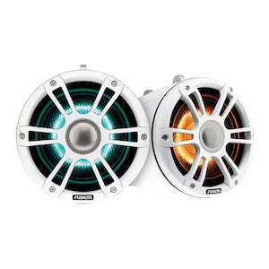 Fusion 6.5" Tower Speaker White With Crgbw Lighting Sg-Flt652Spw