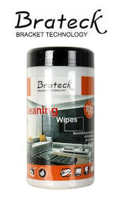 BRATECK 100pc LCD Cleaning Wipes CK-SC4