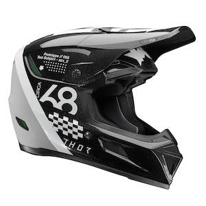 Gifts For Her: Helmet S25 Thor Mx Reflex Sport Composite Riot Black/White Large