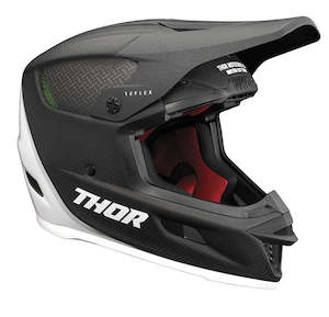 Highest: Helmet S23 Thor Mx Reflex Carbon Polar Black/White Large