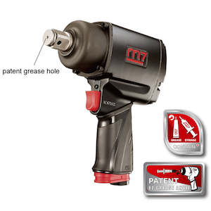 Highest: M7 Air Impact Wrench 3/4" Drive Ez Grease Pistol Style 1200Ft